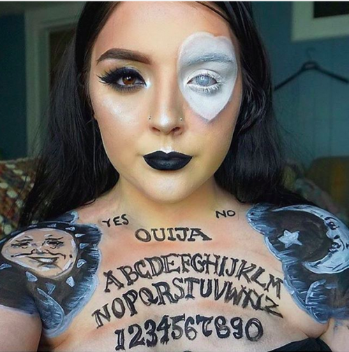 This Ouija board-inspired makeup is getting us excited for the upcoming spooky season - HelloGigglesHelloGiggles
